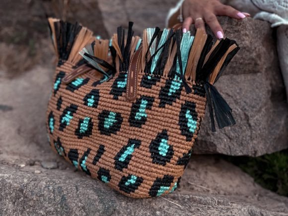 Crochet Pattern Leopard Tote Bag PDF