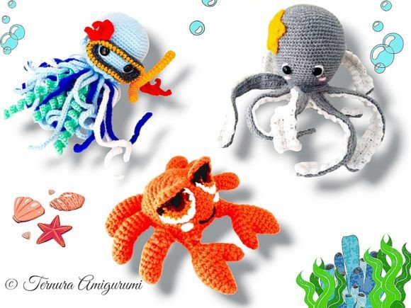 E-Book of Sea Animals: A Comprehensive Guide to Crochet Marine Life
