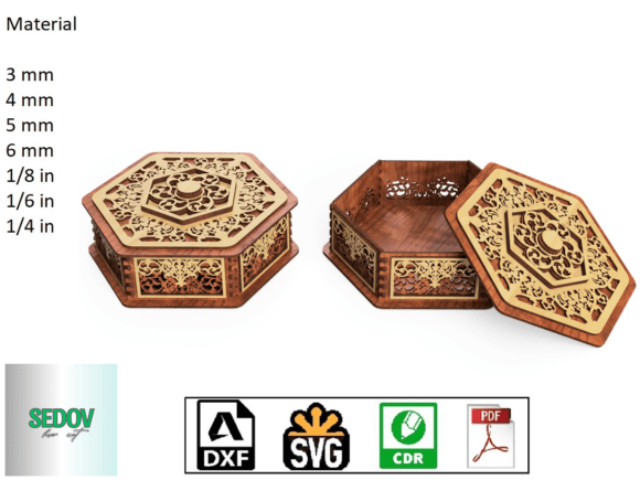 Hexagon Laser Cut Casket: A Masterpiece of Precision Design