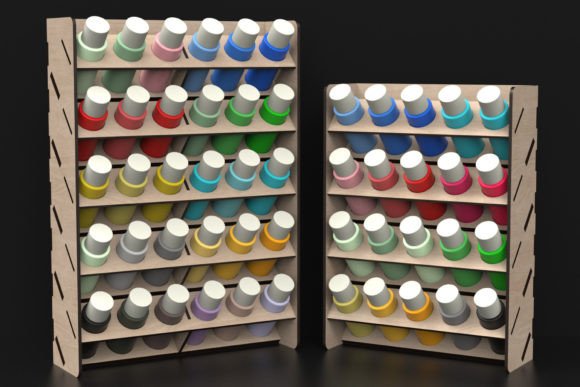 Laser Cut Acrylic Paint Stand Svg Files