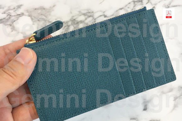 Leather Pattern Card Holder PDF File