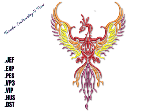 Phoenix Rising: Bringing Mythical Renewal to Your Embroidery Projects